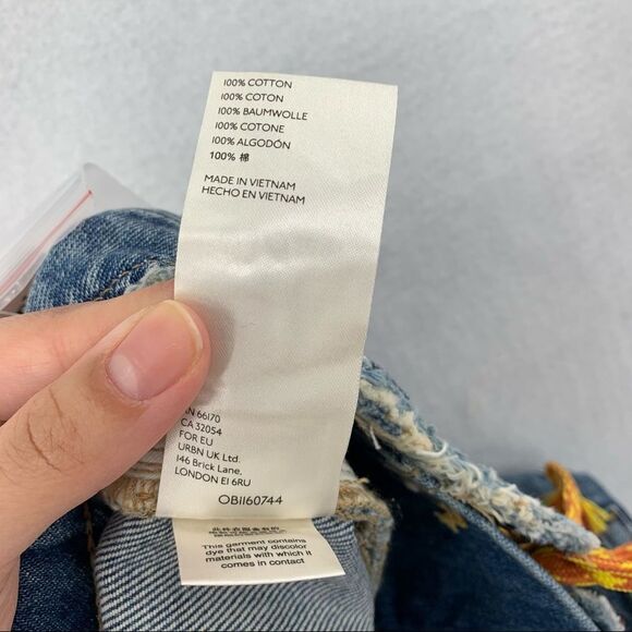 Free People Frayed Becket Cutoff Shorts NWT 26 - Picture 11 of 13